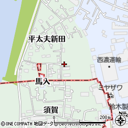 神奈川県茅ヶ崎市平太夫新田14周辺の地図