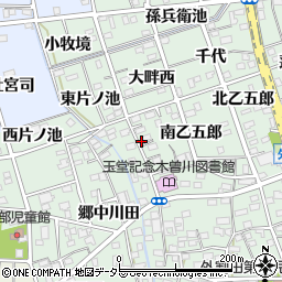 愛知県一宮市木曽川町外割田西郷中12周辺の地図