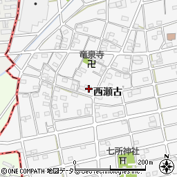 愛知県江南市松竹町西瀬古143周辺の地図