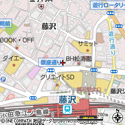 学研教室湘南事務局周辺の地図