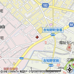 ファミリーマート江南東野町店周辺の地図