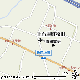 岐阜県大垣市上石津町牧田2490周辺の地図