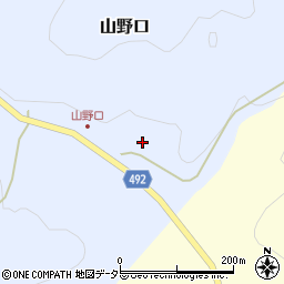 京都府福知山市山野口瓜生迫3周辺の地図