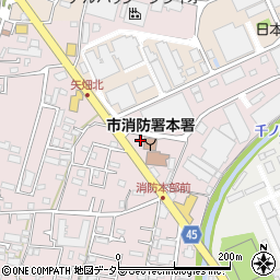 株式会社一条工務店　茅ヶ崎工事センター周辺の地図