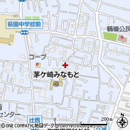 神奈川県茅ヶ崎市萩園2207周辺の地図