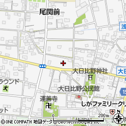 愛知県一宮市浅井町大日比野北流1920周辺の地図