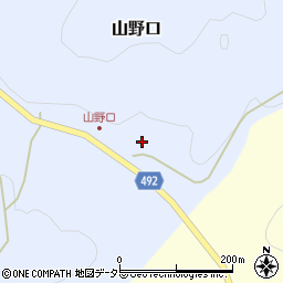 京都府福知山市山野口瓜生迫29周辺の地図