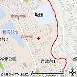 君津台一丁目周辺の地図