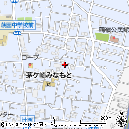 神奈川県茅ヶ崎市萩園2224周辺の地図