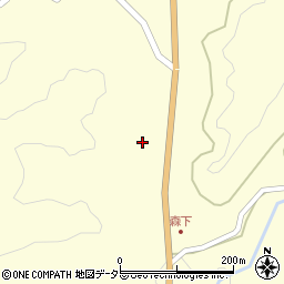 岐阜県恵那市上矢作町3281周辺の地図