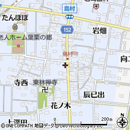 愛知県一宮市島村岩畑159周辺の地図