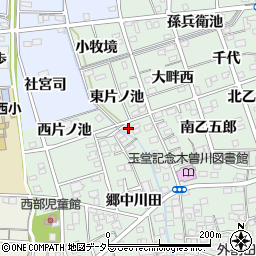 愛知県一宮市木曽川町外割田西郷中128周辺の地図