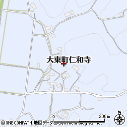 島根県雲南市大東町仁和寺周辺の地図