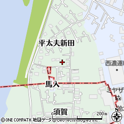 神奈川県茅ヶ崎市平太夫新田9周辺の地図
