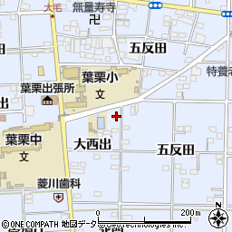 愛知県一宮市島村大西出63周辺の地図