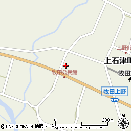 岐阜県大垣市上石津町牧田2332周辺の地図