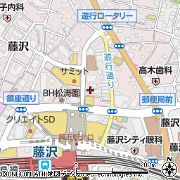 ステップ　大学受験藤沢校周辺の地図