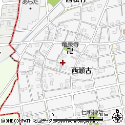 愛知県江南市松竹町西瀬古138周辺の地図