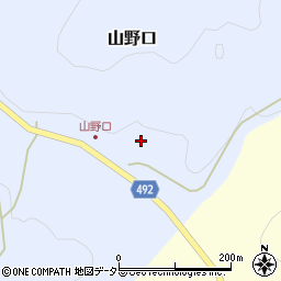 京都府福知山市山野口瓜生迫17周辺の地図