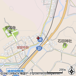 京都府綾部市安国寺町上背戸3周辺の地図