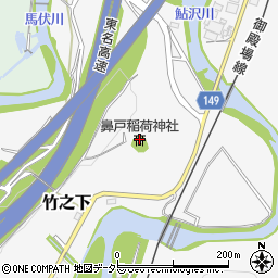 鼻戸稲荷神社周辺の地図