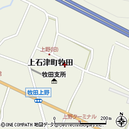 岐阜県大垣市上石津町牧田2511周辺の地図