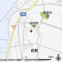 千葉県木更津市佐野周辺の地図