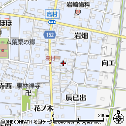 愛知県一宮市島村岩畑168周辺の地図