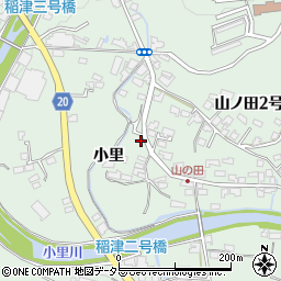 岐阜県瑞浪市稲津町小里142周辺の地図