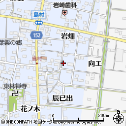 愛知県一宮市島村岩畑174周辺の地図
