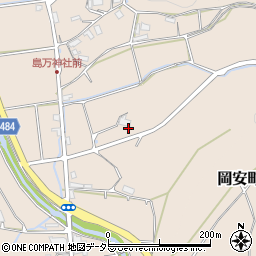 京都府綾部市中筋町西ノ岡周辺の地図
