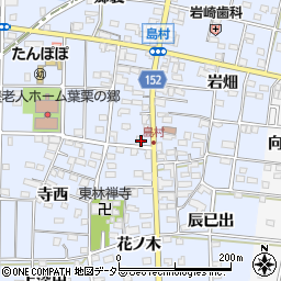 愛知県一宮市島村六反田175周辺の地図