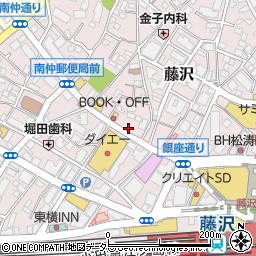 豚仙人 藤沢店周辺の地図