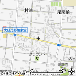 愛知県一宮市浅井町大日比野如来堂1567周辺の地図