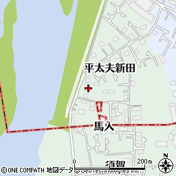 神奈川県茅ヶ崎市平太夫新田5周辺の地図