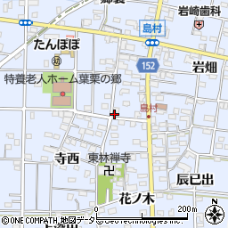 愛知県一宮市島村六反田173周辺の地図