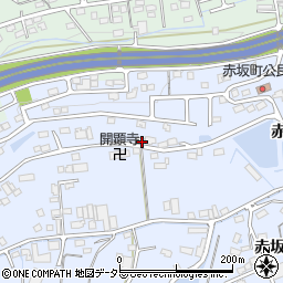岐阜県多治見市赤坂町5丁目周辺の地図