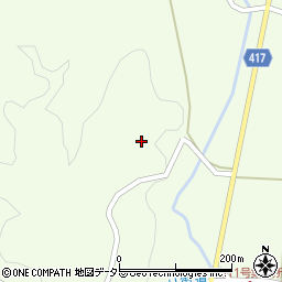 岐阜県恵那市山岡町田沢2563周辺の地図