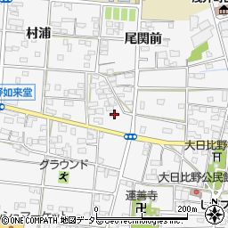 愛知県一宮市浅井町大日比野南流7周辺の地図