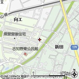 愛知県江南市宮後町向エ90周辺の地図