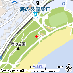 海の公園　なぎさ広場周辺の地図