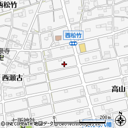 愛知県江南市松竹町西瀬古275周辺の地図