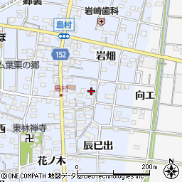 愛知県一宮市島村岩畑170周辺の地図