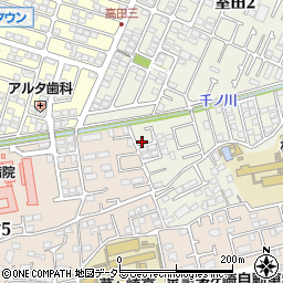 神奈川県茅ヶ崎市室田3丁目3-36周辺の地図