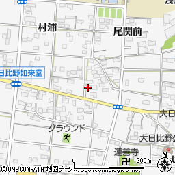 愛知県一宮市浅井町大日比野南流1679周辺の地図