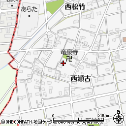 愛知県江南市松竹町西瀬古132周辺の地図