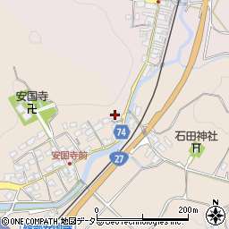 京都府綾部市安国寺町上背戸2周辺の地図