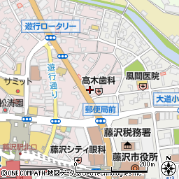 新堀学園藤沢本校周辺の地図