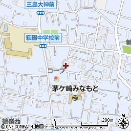 神奈川県茅ヶ崎市萩園2204周辺の地図