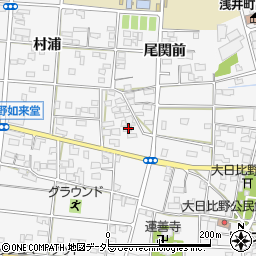 愛知県一宮市浅井町大日比野南流1694周辺の地図